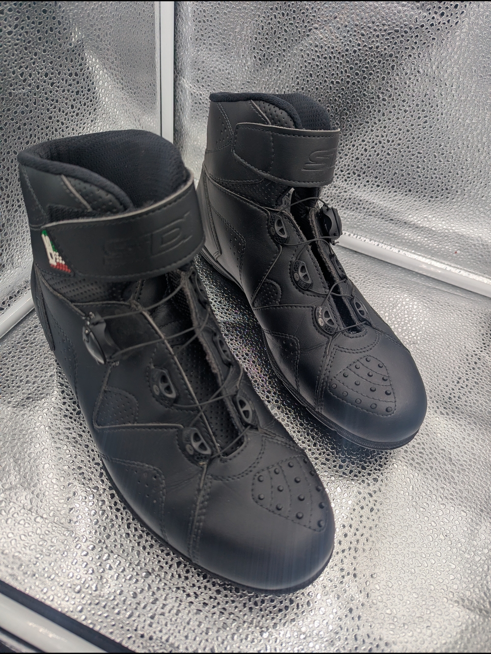 Sidi Nitro Black Motorcycle Mid Boots Mens Size 10
